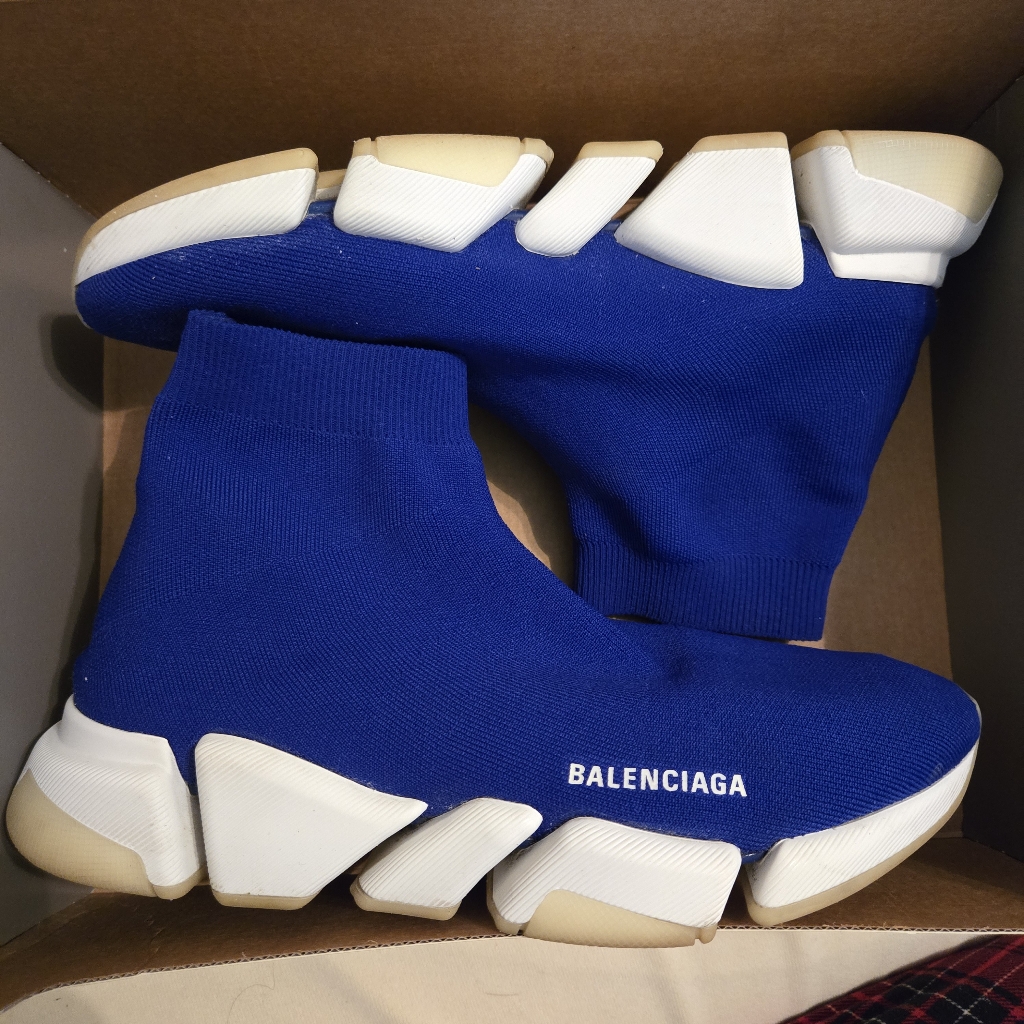 Balenciaga Blue Sock Sneakers